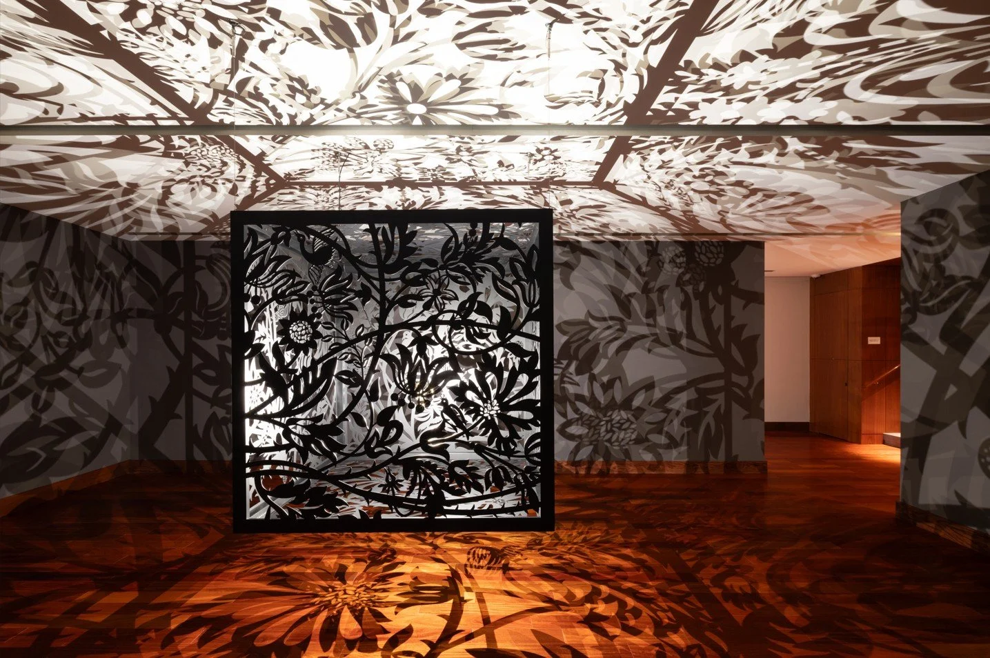 A Thousand Silent Moments (Rainforest), 2024 — Anila Quayyum Agha